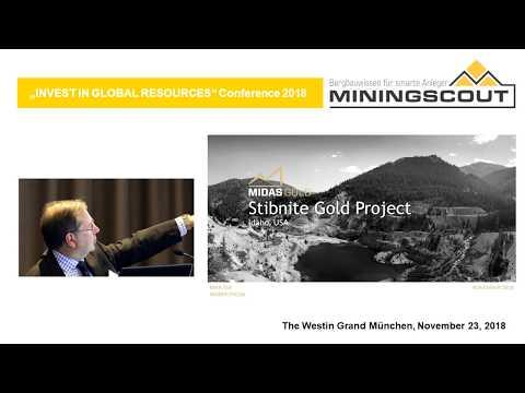 Miningscout German Resources Investment Days 2018 - Presentation Midas Gold